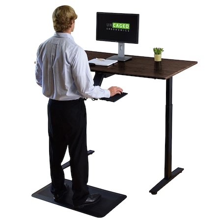 RiseUpElectricStandingDesk48X30BlkDesktopDualMotorMemory,RU2bbkMDF48